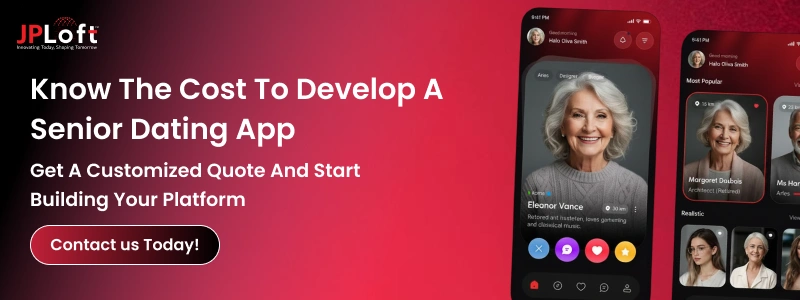 Know The Cost To Develop A Senior Dating App